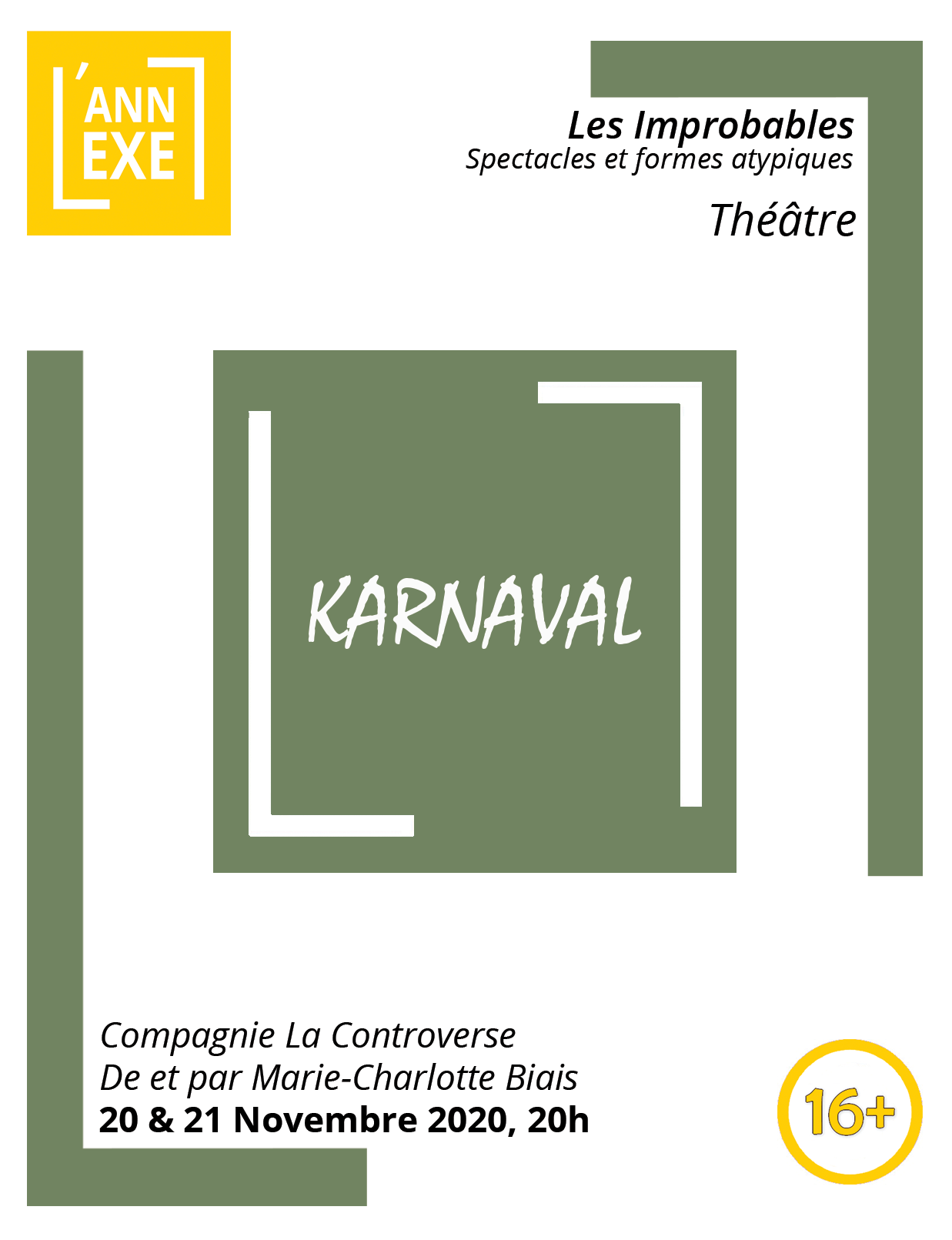 Affiche KARNAVAL AUTUMN 2020 Sans FOOTER