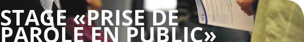 BAnnière stage prise de parole
