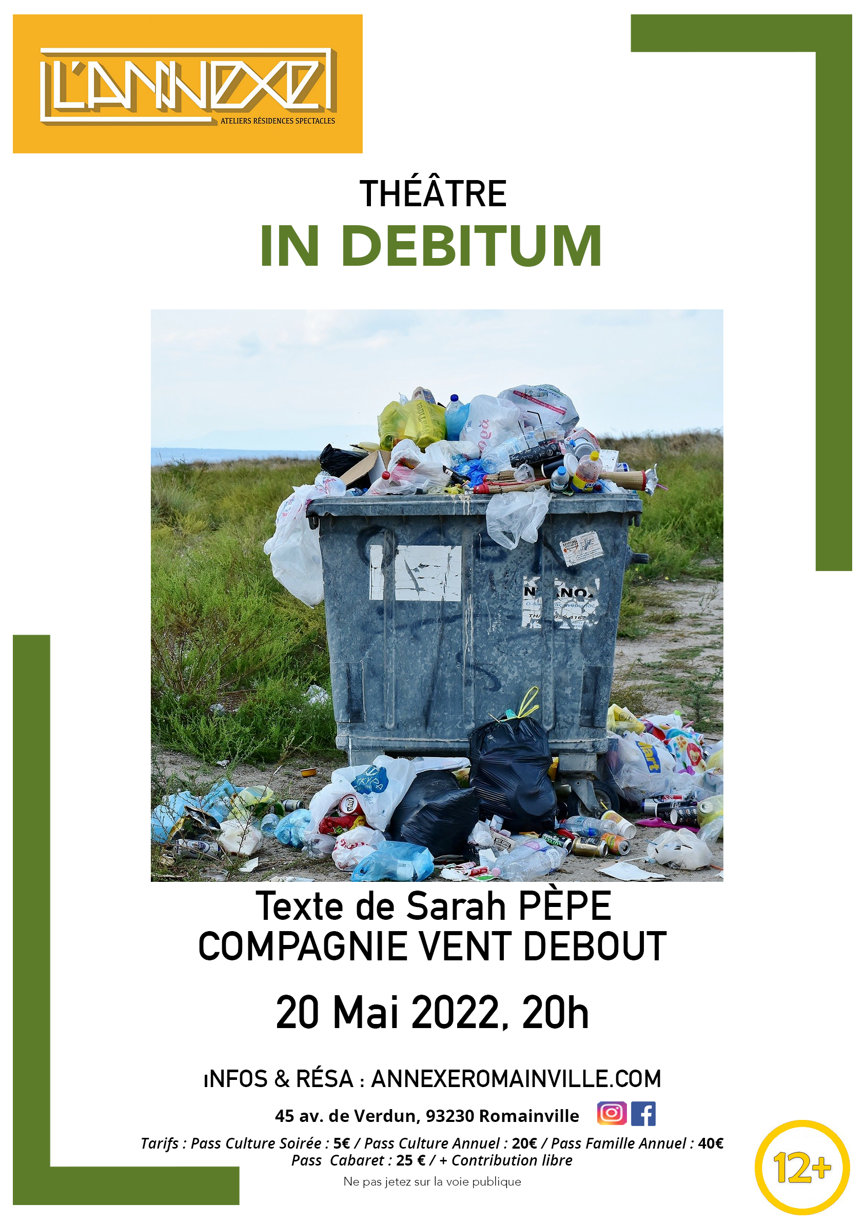 AFFICHE A1 CIE VENT DEBOUT
