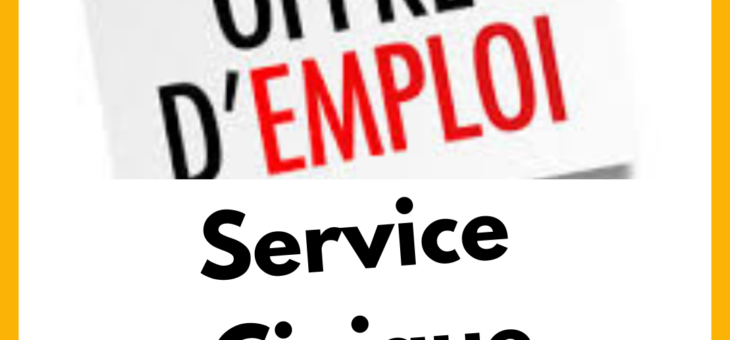 Offre d’emploi : service civique