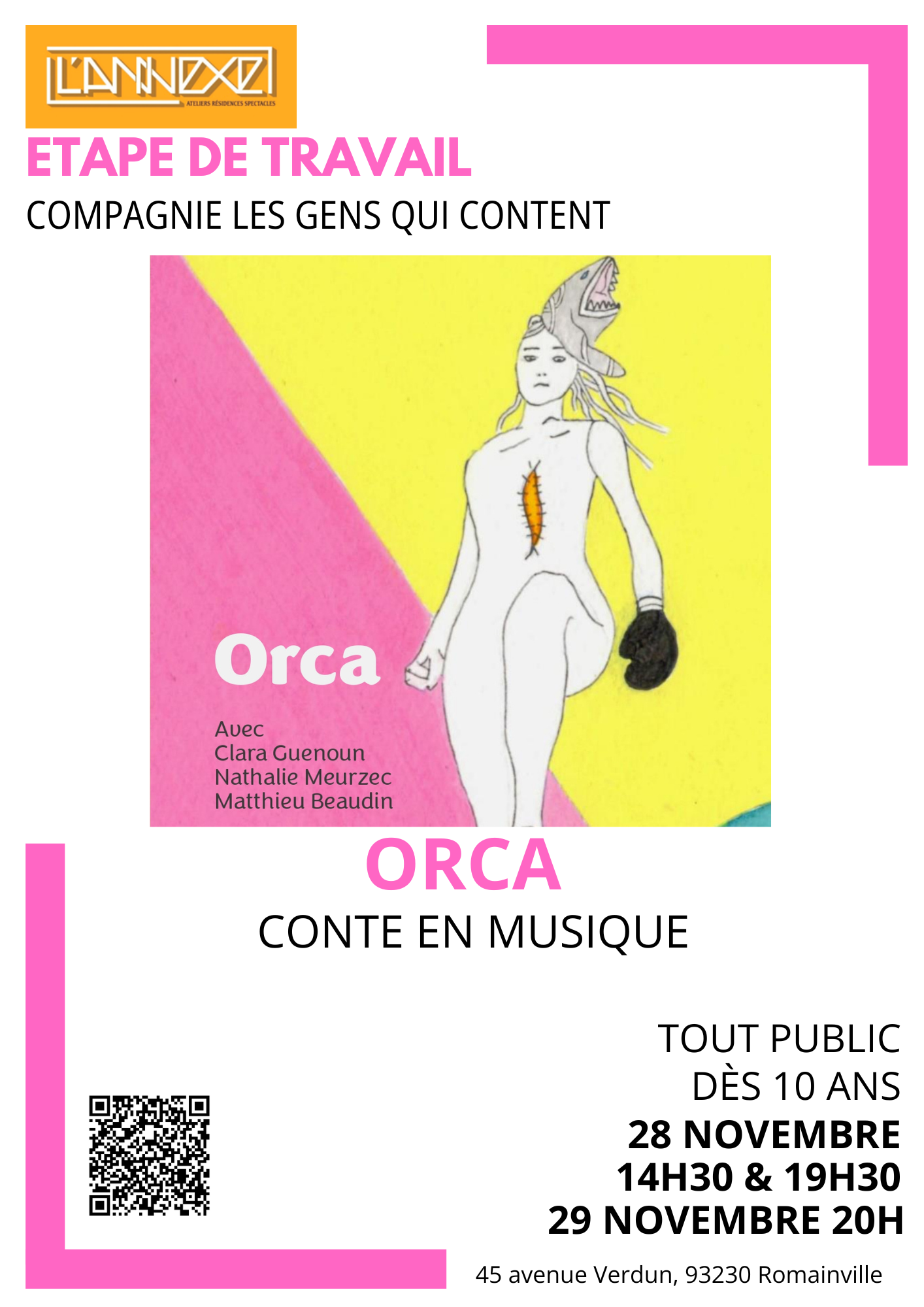 COMPAGNIE LES GENS QUI CONTENT - ORCA